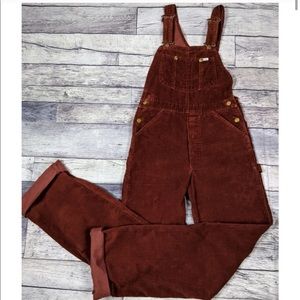 Vintage 80s 90s Lee’s corduroy overalls